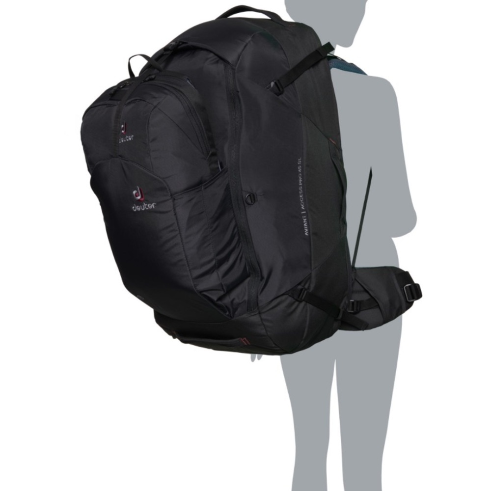 New! 🏕️ 🥾🏔️ Deuter SL 65L  Women’s Backpack -Internal Frame, Black